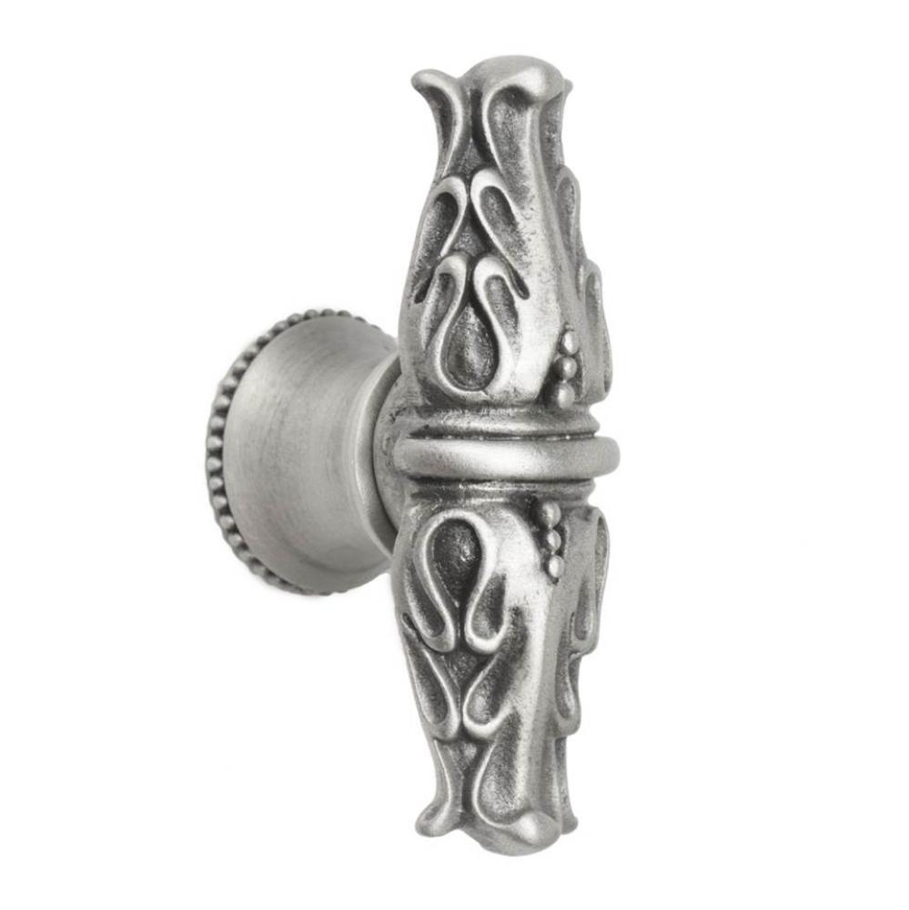 Acanthus Leaves Large Knob w/ Flared Foot Romanesque Style