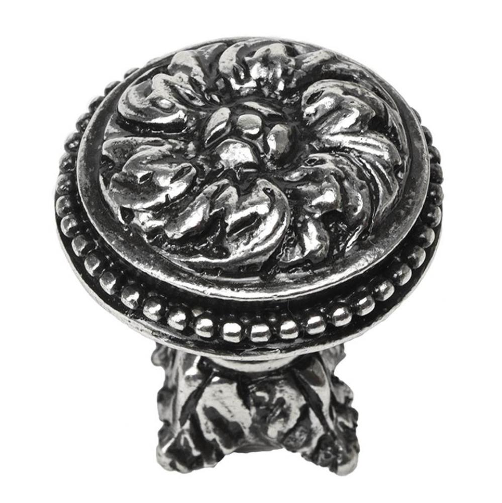 Acanthus & Beaded Large Knob w/ Column Base Rosette Style