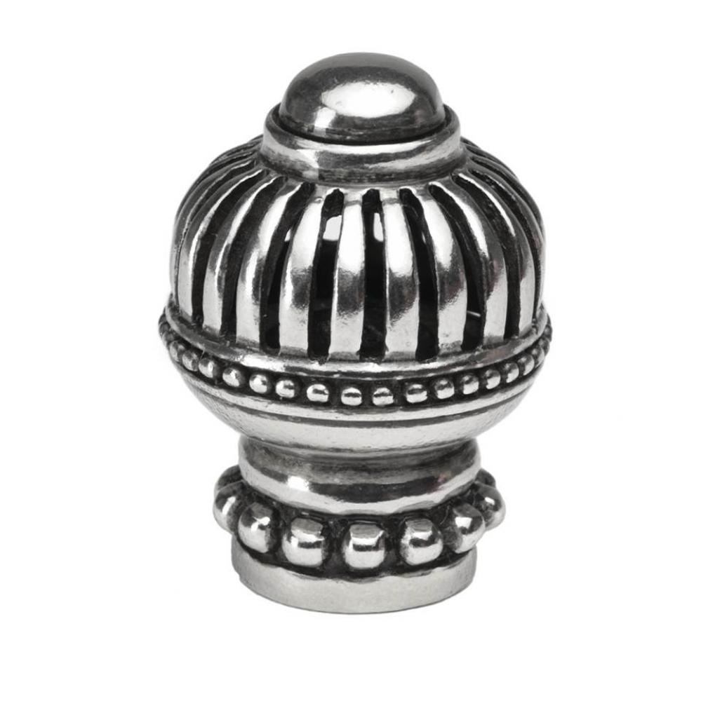 Cricket Cage Large Round Knob w/ Beaded Base