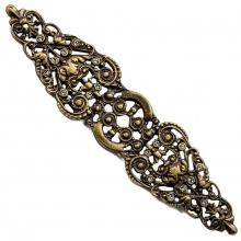 Carpe Diem Hardware 135-3 - Juliane Grace Elongated Escutcheon w/ 18 Swarovski Crystals