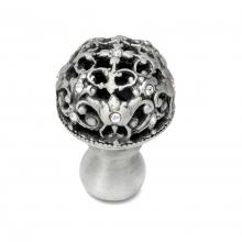 Carpe Diem Hardware 139-2 - Juliane Grace Medium Knob Full Round w/ 13 Swarovski Crystals