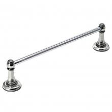 Carpe Diem Hardware 1437-9 - Millennium 24'' O.C. Approx Towel Bar w/ 5/8'' Smooth Center