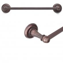 Carpe Diem Hardware 1437R-22 - Millennium 24'' O.C. Approx Towel Bar w/ 5/8'' Reeded Center