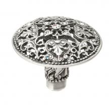 Carpe Diem Hardware 146-27 - Juliane Grace Large Knob w/ 17 Swarovski Crystals