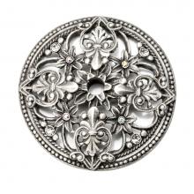 Carpe Diem Hardware 155-2 - Juliane Grace Escutcheon w/ Swarovski Crystals