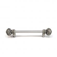 Carpe Diem Hardware 160-2 - Juliane Grace 6'' O.C. Approx w/ 1/2'' Smooth Center Long Pull Large Finial