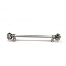 Carpe Diem Hardware 162-0 - Juliane Grace 12'' O.C.Approx w/ 1/2'' Smooth Center Long Pull Large Finial