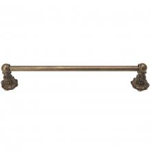 Carpe Diem Hardware 1638-3 - Acanthus 16'' O.C. Approx Towel Bar Renaissance Style w/ 5/8'' Smooth Center