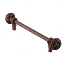 Carpe Diem Hardware 164-2 - Juliane Grace 22'' O.C. Approx w/ 1/2'' Smooth Center Long Pull Large Finial