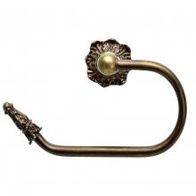 Carpe Diem Hardware 1643-3 - Acanthus Swing Tissue Smooth Ring Left Renaissance Style