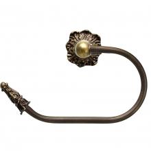Carpe Diem Hardware 1643R-3 - Acanthus Swing Tissue Reeded Ring Left Renaissance Style