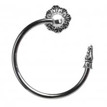 Carpe Diem Hardware 1645-9 - Acanthus Swing Towel Smooth Ring Left Renaissance Style
