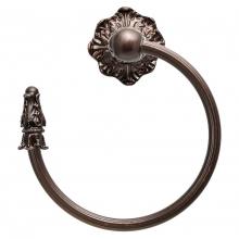 Carpe Diem Hardware 1645R-22 - Acanthus Swing Towel Reeded Ring Left Renaissance Style