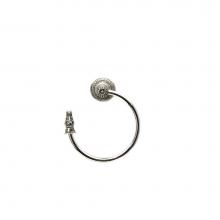 Carpe Diem Hardware 1679-9 - Acanthus Ii Swing Towel Smooth Ring Left Rosette Style