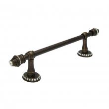 Carpe Diem Hardware 1810-3 - Cache Ii 16'' O.C. Approx Towel Bar w/ 80 Rivoli Swarovski Crystals w/ 5/8'' S