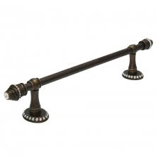 Carpe Diem Hardware 1812-3 - Cache Ii 32'' O.C. Approx Towel Bar w/ 80 Rivoli Swarovski Crystals w/ 5/8'' S