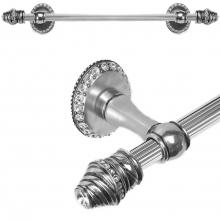 Carpe Diem Hardware 1812R-9 - Cache Ii 32'' O.C. Approx Towel Bar w/ 80 Rivoli Swarovski Crystals w/ 5/8'' R