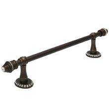 Carpe Diem Hardware 1813-3 - Cache Ii 36'' O.C. Approx Towel Bar w/ 80 Rivoli Swarovski Crystals w/ 5/8'' S