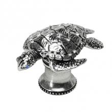 Carpe Diem Hardware 2654-12 - Sea Turtle Knob w/ Swarovski Crystals