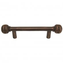 Carpe Diem Hardware 301B-22 - Millennium 3'' O.C. Pull, Millennium Caps On End