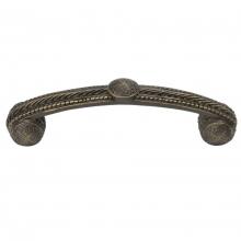 Carpe Diem Hardware 324-3 - Millennium 4'' O.C. Pull Beads & Rope