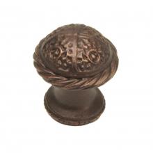 Carpe Diem Hardware 328-22 - Millennium Small Knob w/ Rope Border