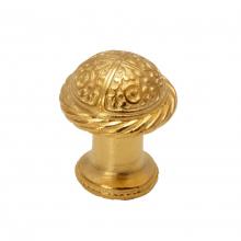 Carpe Diem Hardware 328-8 - Millennium Small Knob w/ Rope Border