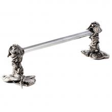 Carpe Diem Hardware 3580-27 - Lily Pad & Dragon Fly 16'' O.C. Approx Towel Bar