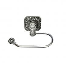 Carpe Diem Hardware 4057-11 - Juliane Grace Swing Tissue Smooth Ring Right w/ 131 Swarovski Crystals