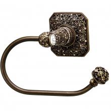 Carpe Diem Hardware 4057-3 - Juliane Grace Swing Tissue Smooth Ring Right w/ 131 Swarovski Crystals