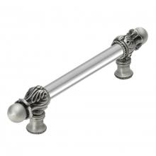 Carpe Diem Hardware 5550-2 - Acanthus 6'' O.C.  w/ 5/8'' Smooth Center Long Pull Romanesque Style