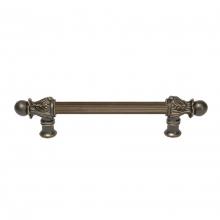 Carpe Diem Hardware 5550R-3 - Acanthus 6'' O.C.  w/ 5/8'' Reeded Center Long Pull Romanesque Style