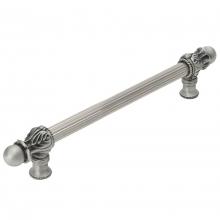 Carpe Diem Hardware 5551R-12 - Acanthus 9'' O.C.  w/ 5/8'' Reeded Center Long Pull Romanesque Style