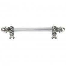 Carpe Diem Hardware 5551R-9 - Acanthus 9'' O.C.  w/ 5/8'' Reeded Center Long Pull Romanesque Style