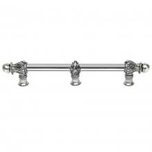 Carpe Diem Hardware 5557-9 - Acanthus 12'' O.C.  w/ 5/8'' Smooth Center Long Pull Romanesque Style