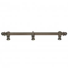 Carpe Diem Hardware 5558R-3 - Acanthus 18'' O.C.  w/ 5/8'' Reeded Center Long Pull Romanesque Style