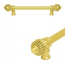 Carpe Diem Hardware 5571R-12 - Cricket Cage 9'' O.C. Approx w/ 5/8'' Reeded Center Long Pull Large Finial