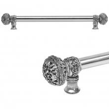 Carpe Diem Hardware 5602-9 - Juliane Grace 12'' O.C.Approx w/ 5/8'' Smooth Center Long Pull Large Finial