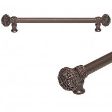 Carpe Diem Hardware 5603-22 - Juliane Grace 18'' O.C. Approx w/ 5/8'' Smooth Center Long Pull Large Finial