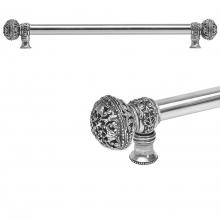 Carpe Diem Hardware 5604-9 - Juliane Grace 22'' O.C. Approx w/ 5/8'' Smooth Center Long Pull Large Finial