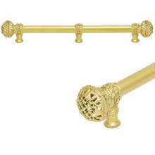 Carpe Diem Hardware 5608-0 - Juliane Grace 18'' O.C. Approx w/ 5/8'' Smooth Center Long Pull Large Finial w