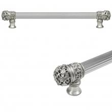 Carpe Diem Hardware 5612R-22 - Juliane Grace 12'' O.C. Approx w/ 5/8'' Reeded Center Long Pull Small Finial