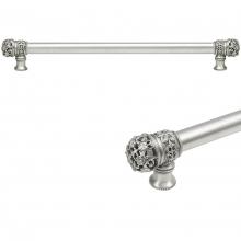 Carpe Diem Hardware 5614-2 - Juliane Grace 22'' O.C. Approx w/ 5/8'' Smooth Center Long Pull Small Finial