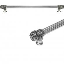 Carpe Diem Hardware 5614R-9 - Juliane Grace 22'' O.C. Approx w/ 5/8'' Reeded Center Long Pull Small Finial