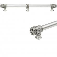 Carpe Diem Hardware 5619-2 - Juliane Grace 22'' O.C. Approx w/ 5/8'' Smooth Center Long Pull Small Finial w