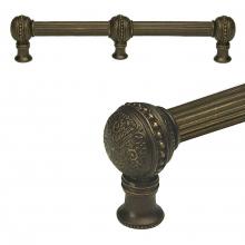 Carpe Diem Hardware 5627R-3 - Millennium 12'' O.C. Approx w/ 5/8'' Reeded Center Long Pull w/ Center Brace