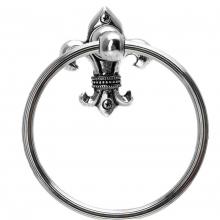Carpe Diem Hardware 562R-9 - Charlemagne Full Towel Reeded Ring