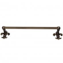 Carpe Diem Hardware 565R-3 - Charlemagne 16'' O.C Approx Towel Bar w/ 5/8'' Reeded Center