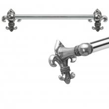 Carpe Diem Hardware 566-9 - Charlemagne 24'' O.C Approx Towel Bar w/ 5/8'' Smooth Center