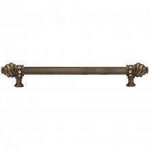 Carpe Diem Hardware 5672R-3 - Cache 12'' O.C. Approx w/ 5/8'' Reeded Center Long Pull w/ 16 Rivoli Swarovski